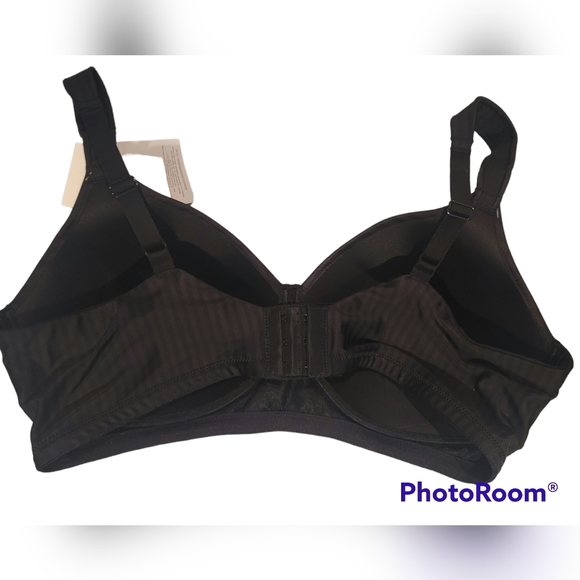 Playtex Secrets All Over Smoothing Bra Size 36D NWT Black - Picture 2 of 6